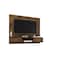 Manhattan Comfort Vernon 62.99 Floating Entertainment Center, Rustic Brown and Black 236BMC98 - alternate 6